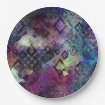 Extracto colorido tempestuoso de la acuarela con