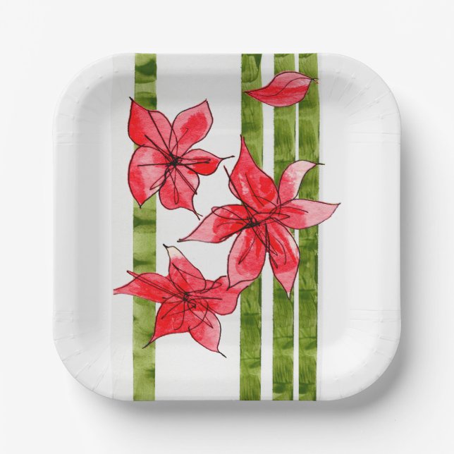PLATO DE PAPEL FABULOUS AND FUN CHRISTMAS PLATES (Anverso)
