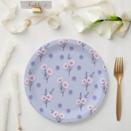 Plato De Papel Fairy Dust Daisies