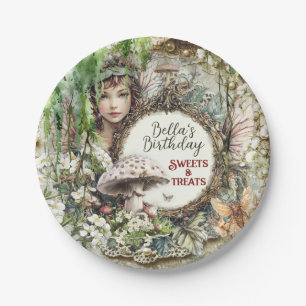 Plato De Papel Fairyland Birthday Party Plate