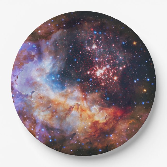 Plato De Papel Falln Westerlund Star Field (Anverso)