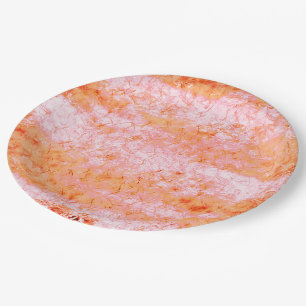 Plato De Papel Falsa pele de salmão, com partes clareadas