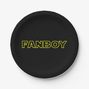 PLATO DE PAPEL FANBOY