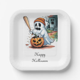 Plato De Papel Fantasma