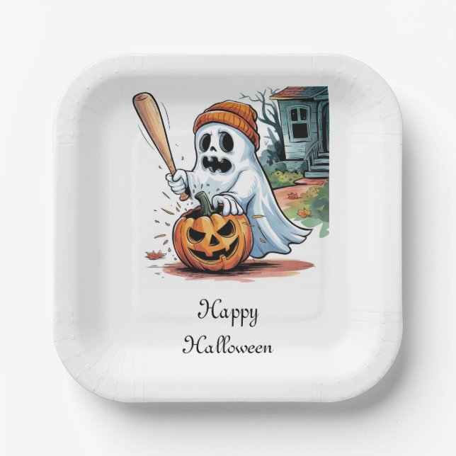 Plato De Papel Fantasma (Anverso)