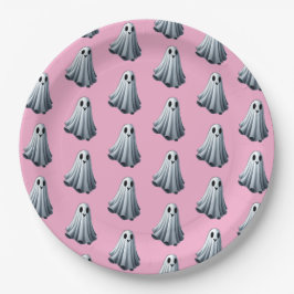 Plato De Papel fantasma de la cama