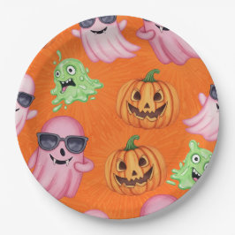 Plato De Papel Fantasmas en gafas, de Natasha Us