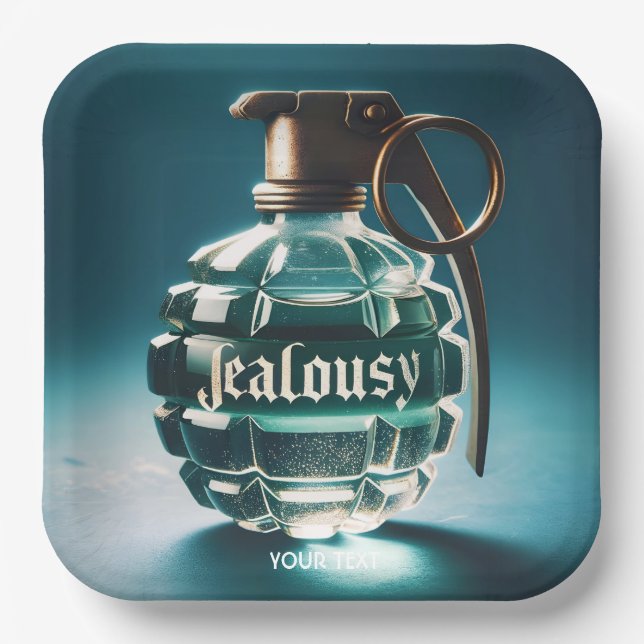 Plato De Papel Fantasy Cute Jealousse Bottle Potion (Anverso)