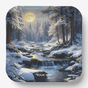 Plato De Papel Fantasy Cute Moon WinForest
