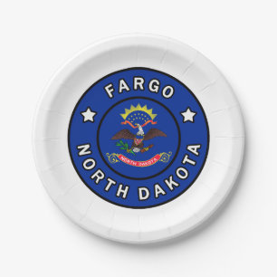Plato De Papel Fargo Dakota del Norte