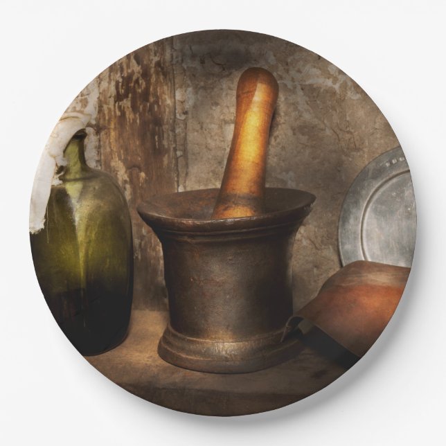Plato De Papel Farmacia - Pestle - Recursos internos (Anverso)