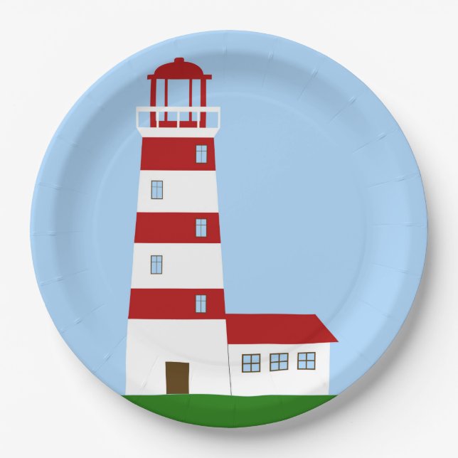 Plato De Papel Faro (Anverso)