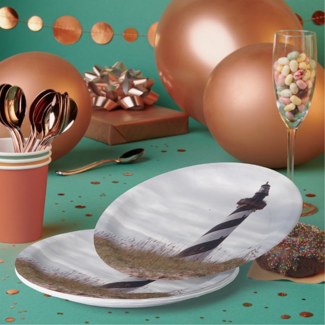 Plato De Papel Faro de Cape Hatteras (Multi)