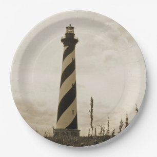 Plato De Papel Faro de Cape Hatteras