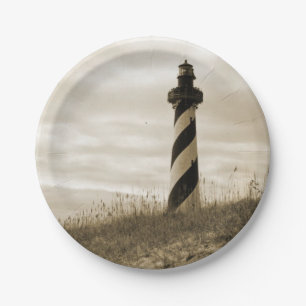 Plato De Papel Faro de Cape Hatteras