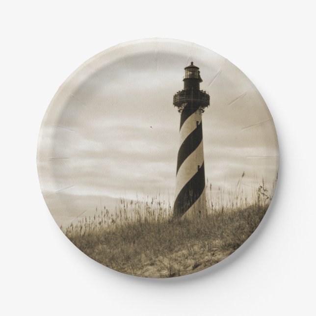 Plato De Papel Faro de Cape Hatteras (Anverso)