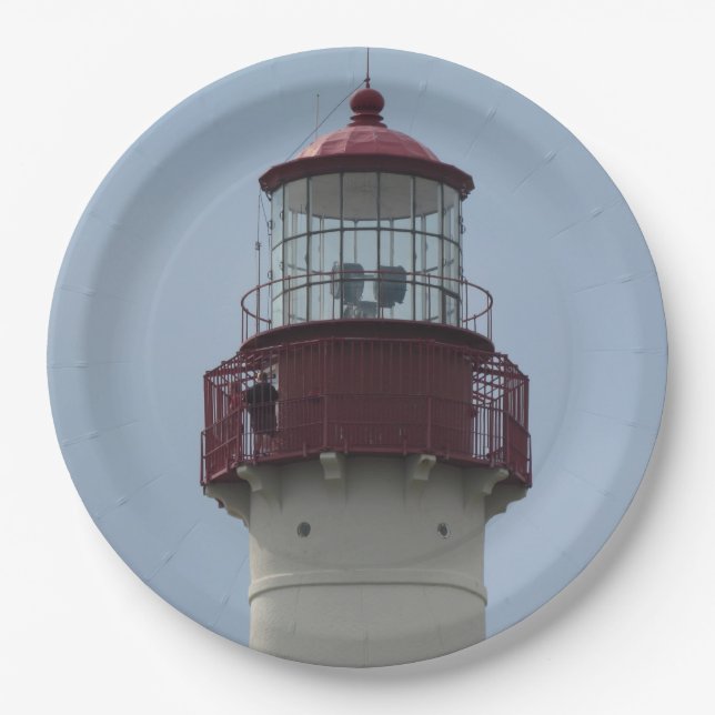 Plato De Papel Faro de Cape May (Anverso)
