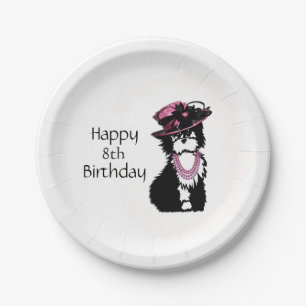 Plato De Papel Fashionista Puppy Dog Cumpleaños