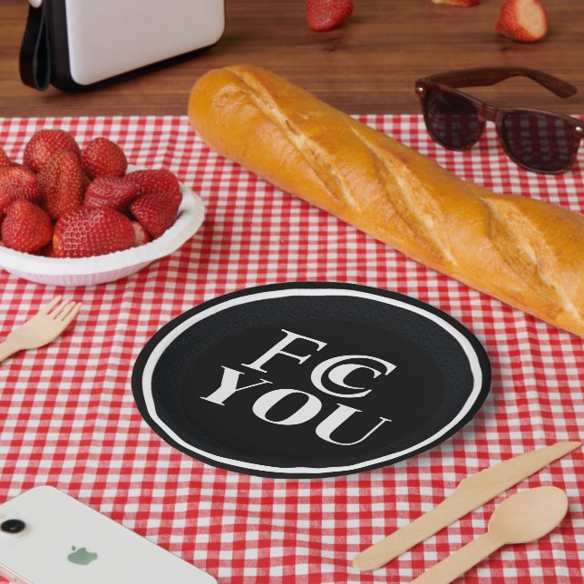 Plato de papel FCC YOU (Picnic)