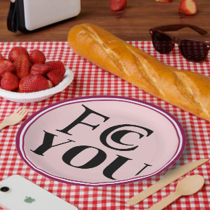 Plato de papel FCC YOU