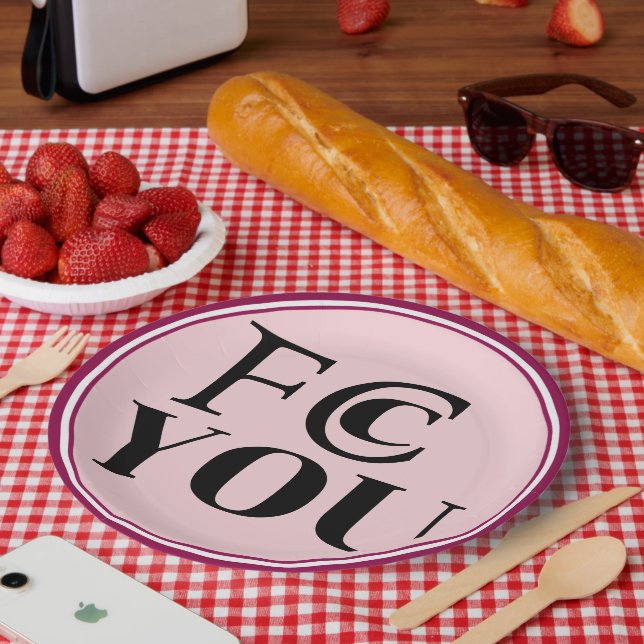 Plato de papel FCC YOU (Picnic)