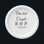 Plato De Papel Fecha de texto inicial de un par de palabras agreg<br><div class="desc">Para amantes como nosotros</div>