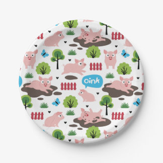 Plato De Papel Felices Gitanos En La Placa De Papel De Barro