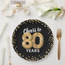 Felicidades modernas por 80 años de cumpleaños