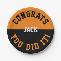 Felicitaciones a naranjas y graduados negros - Lo 