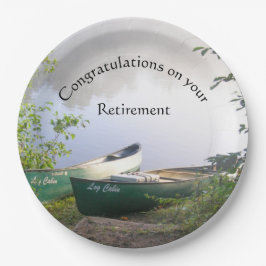 Plato De Papel Felicitaciones Retirement Next Adventure