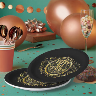 Plato De Papel Feliz 30° aniversario fiesta