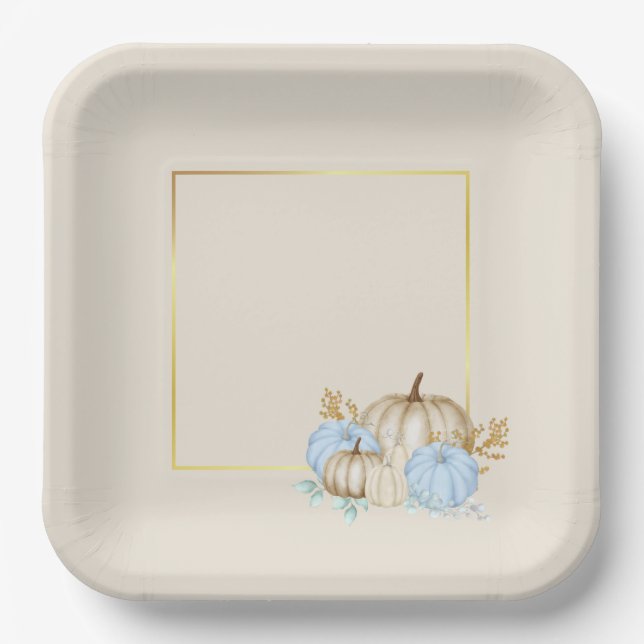 Plato De Papel Feliz agradecimiento a la Placa de papel (Anverso)