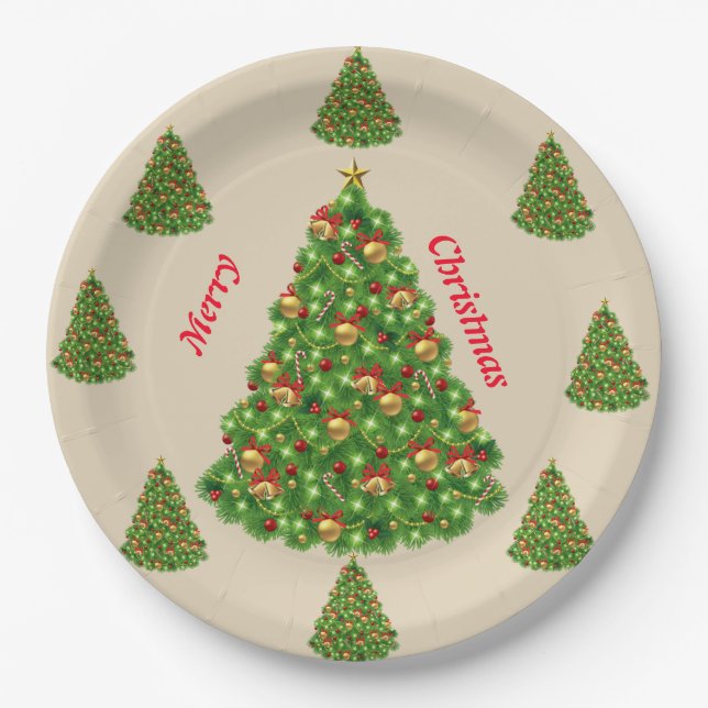 Plato De Papel Feliz Año Nuevo (Anverso)