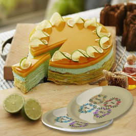 PLATO DE PAPEL FELIZ AÑO NUEVO 20XX PERSONALIZADO Y LUMINOSAS DE 