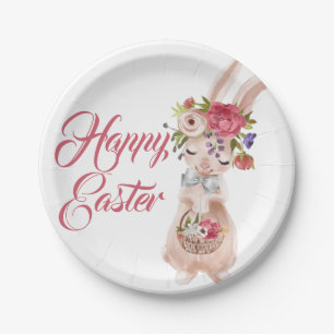 Plato De Papel Feliz Brunéi de Pascua