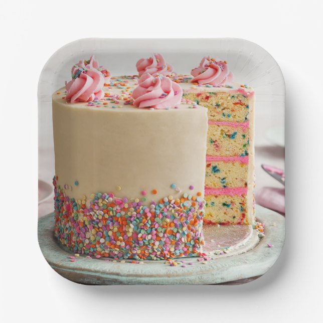 PLATO DE PAPEL FELIZ CUMPLEAÑOS!!! (Anverso)