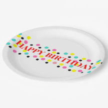 Feliz cumpleaños, puntos de polka