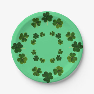Plato De Papel Feliz Día de San Patricio