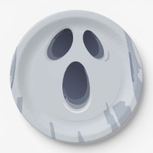 Feliz Halloween Cara de Fantasma Espeluznante