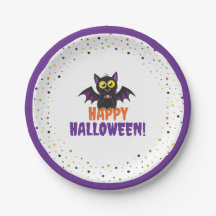 Feliz Halloween Murciélago Vampiro Lindo Lunares E