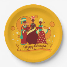 Feliz Kwanzaa 3 Damas 9"