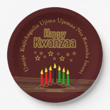 Feliz Kwanzaa Siete principios 9"