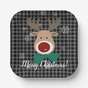 Plato De Papel ¡Feliz Navidad!