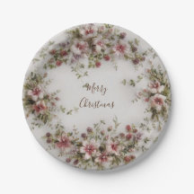 Feliz Navidad Placa de papel