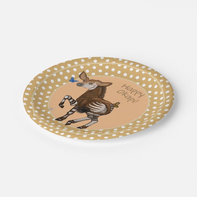 Plato De Papel ¡Feliz Okapi! (Angular)