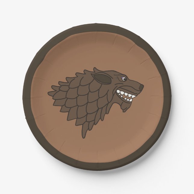 Plato De Papel Fenrir/Fenriswolf (Anverso)