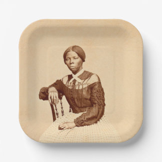 Plato De Papel Ferrocarril subterráneo Abolicionista Harriet Tubm