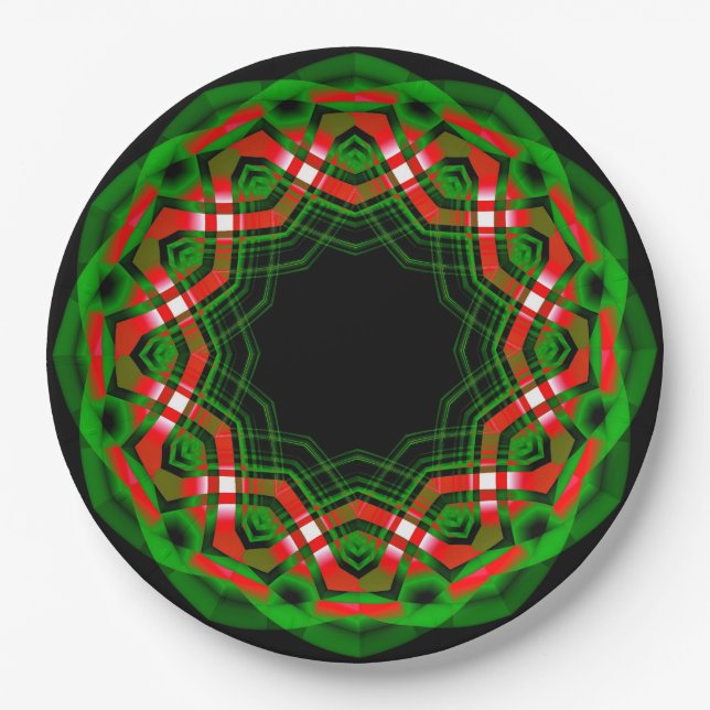 Plato De Papel Festival Celtic Yule (Anverso)