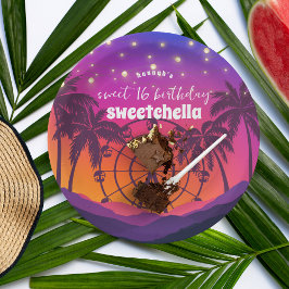 Plato De Papel Festival de Música | Palmeras de Rueda de Ferris D