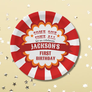 Plato De Papel Festival del Círculo de Carnaval Niños Fiesta de c